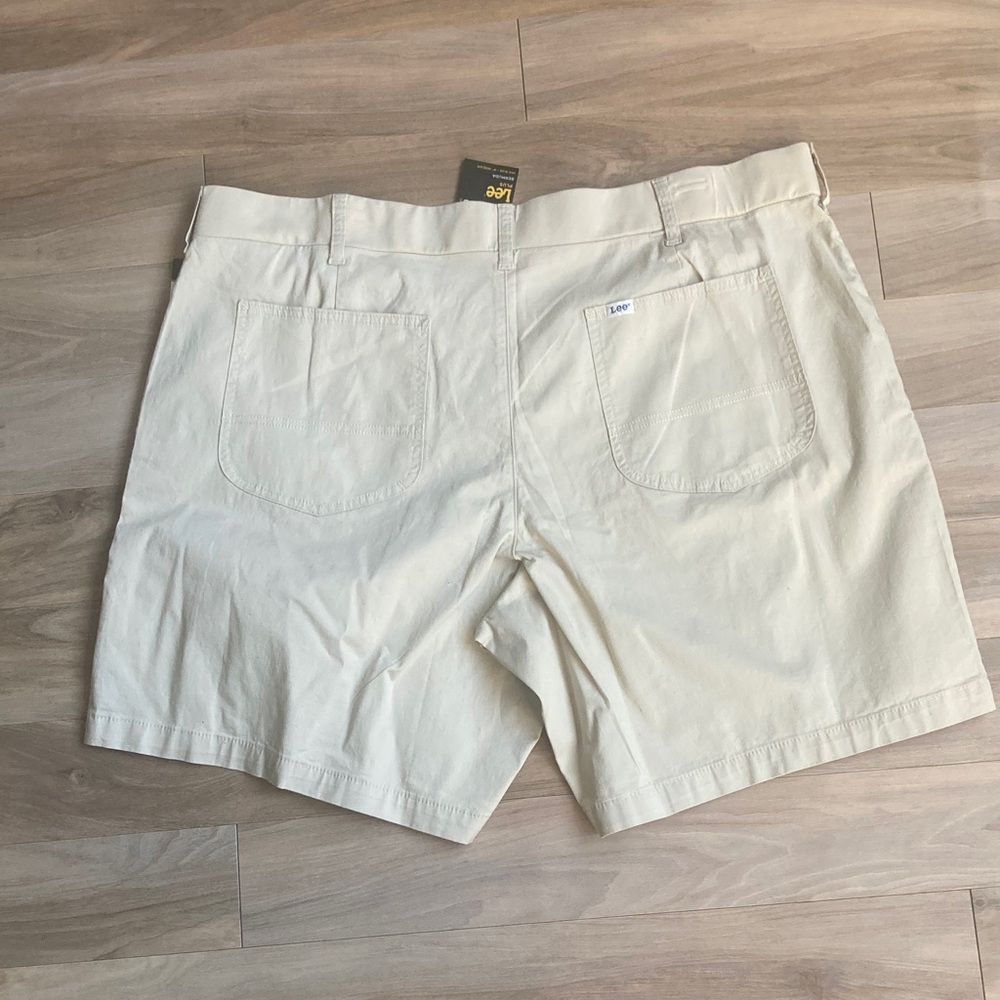 Lee Bermuda short mid rise soft, flex comfort waistband griege tan 24W - Picture 6 of 16